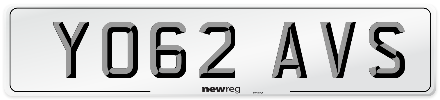 YO62 AVS Number Plate from New Reg